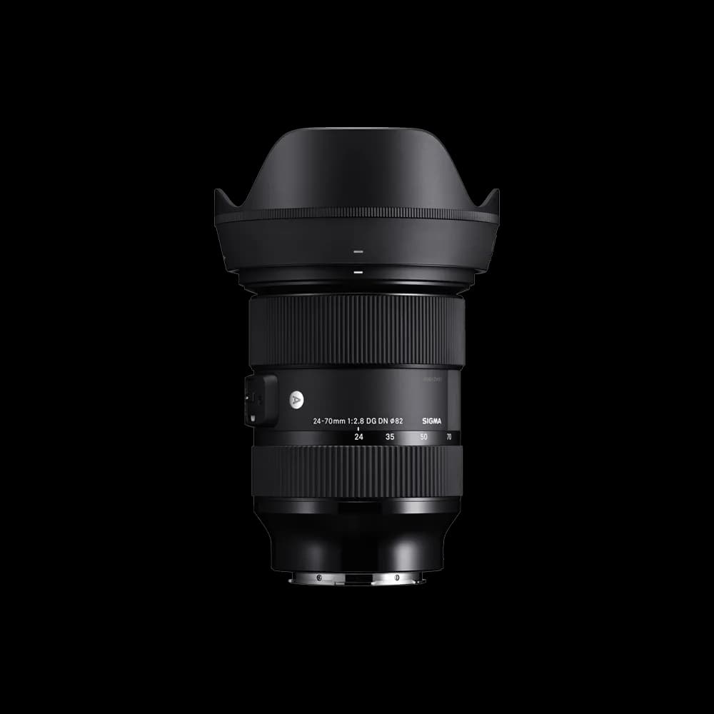 Objectif Sigma 24-70mm F2.8 DG DN Art, vue de profil